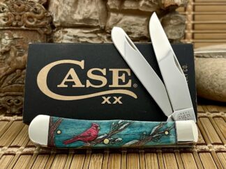 Case XX USA 2022 Cardinal Color Wash Bone 39159 Trapper Pocket Knife