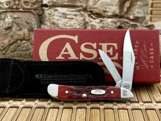 Case XX USA 2024 Peachseed Old Red Bone My First Case 3693 Peanut Pocket Knife