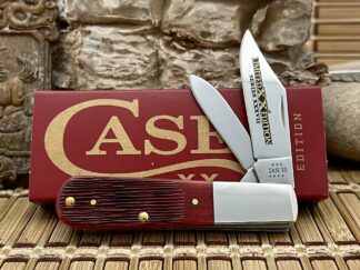 Case XX USA 2023 Barnboard Old Red Bone LTD ED XXXVII Barlow Pocket Knife