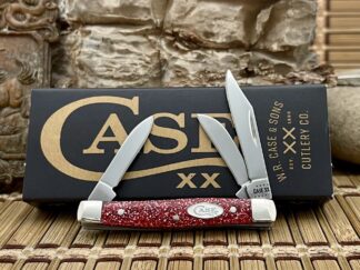 Case XX 2022 Ruby Stardust Kirinite 67004 Small Stockman Knife