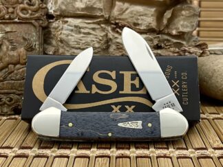 Case XX USA 2023 Smooth Gray Birdseye Maple 11014 Stainless Canoe Pocket Knife