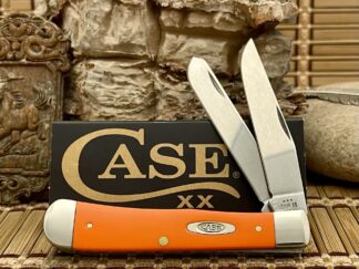 Case XX USA Smooth Orange Synthetic 80500 Trapper Knife
