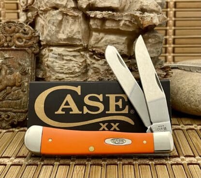 Case XX USA Smooth Orange Synthetic 80500 Trapper Knife
