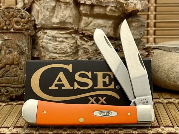 Case XX USA Smooth Orange Synthetic 80500 Trapper Knife