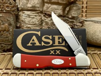 Case XX USA 2024 Smooth Red Synthetic 56984 Stainless Copperlock Pocket Knife