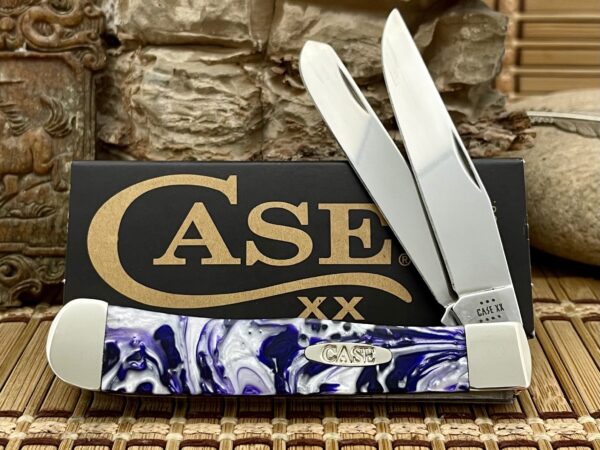 Case XX USA 2024 Beautiful Freezer Pop Stainless Trapper Pocket Knife