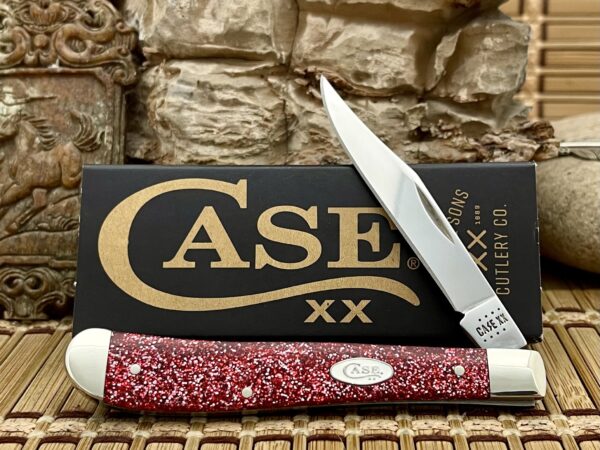 Case XX 2022 Ruby Stardust Kirinite 67006 Slimline Trapper Knife