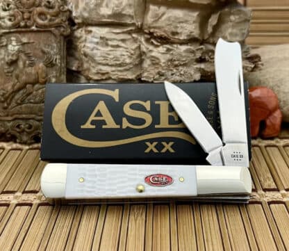 Case XX USA White Sparxx 60179 Stainless Razor Barlow Pocket Knife