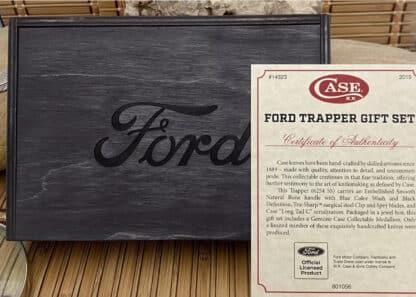 Case XX USA Amazing Ford MUSTANG Commemorative Trapper Knife & Zippo Set w/Box - Image 2