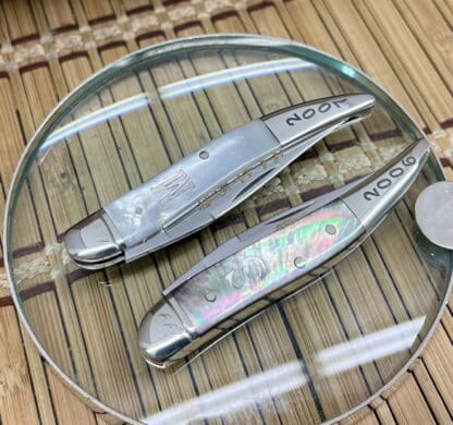 Schatt & Morgan Rare 2006-2007 Black Lip & Mother of Pearl Presidents Choice Knife Set - Image 4