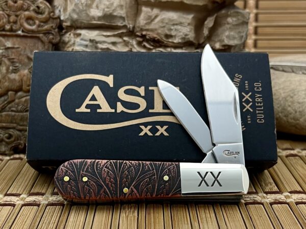 Case XX USA Sculpted Chestnut Color Wash Gentleman's Barlow Pocket Knife