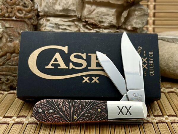 Case XX USA Sculpted Chestnut Color Wash Gentleman's Barlow Pocket Knife
