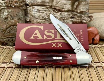 Case XX USA 2023 Barnboard Old Red Bone Limited Edition XXXVII Copperlock Knife