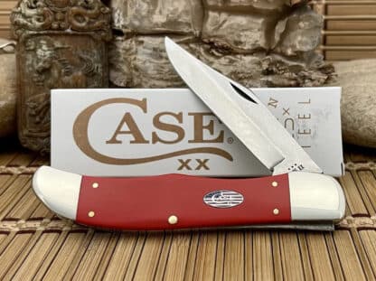 Case XX USA Red American Workman Red 73928 Carbon Large Folding Hunter Knife