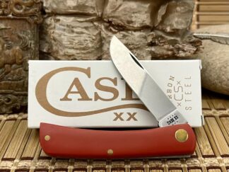 Case XX USA Red American Workman Red 73932 Carbon Sod Buster Jr Knife