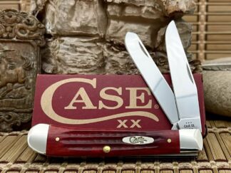 Case XX USA Pocket Worn Corn Cob Jig Old Red Bone 783 Trapper Pocket Knife