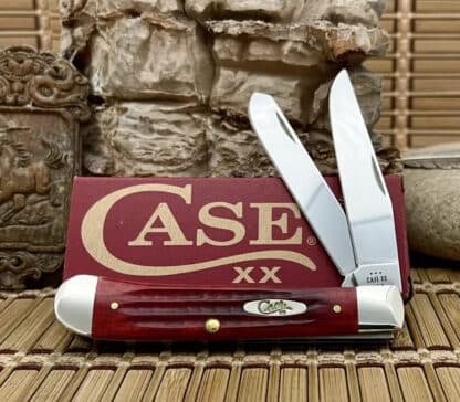 Case XX USA Pocket Worn Corn Cob Jig Old Red Bone 783 Trapper Pocket Knife