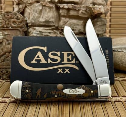 Case XX USA Antique Bone SASQUATCH Trapper 1/500 Pocket Knife NEW