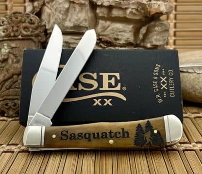 Case XX USA Antique Bone SASQUATCH Trapper 1/500 Pocket Knife NEW - Image 2
