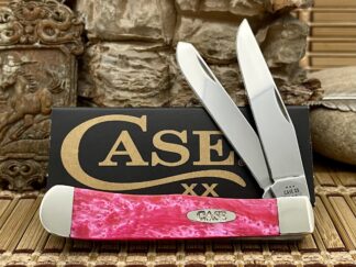 Case XX USA Beautiful Pink Salmon Stainless Trapper Pocket Knife