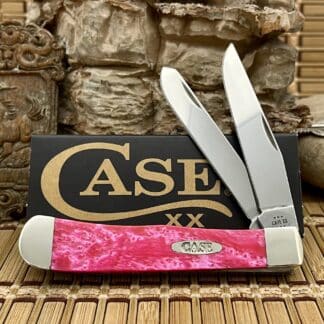 Case XX USA Beautiful Pink Salmon Stainless Trapper Pocket Knife