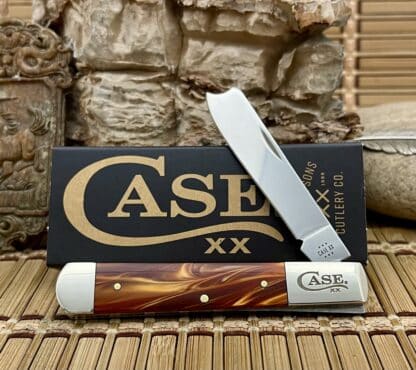 Case XX USA Copper Kirinite 35306 Stainless Razor Barlow Pocket Knife