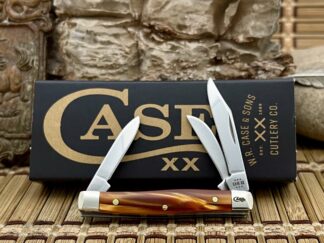 Case XX USA Copper Kirinite 35303 Stainless Small Stockman Pocket Knife