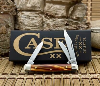 Case XX USA Copper Kirinite 35303 Stainless Small Stockman Pocket Knife