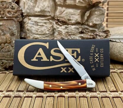 Case XX USA Copper Kirinite 35304 Stainless Texas Toothpick Pocket Knife