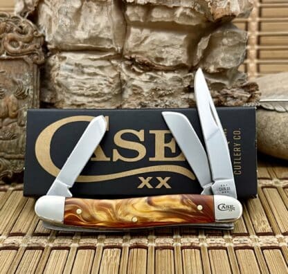 Case XX USA Copper Kirinite 35301 Stainless Medium Stockman Pocket Knife