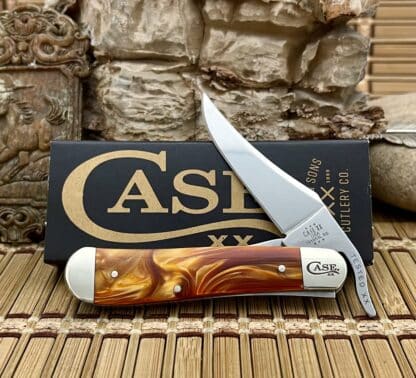 Case XX USA Copper Kirinite 35302 Stainless Russlock Pocket Knife