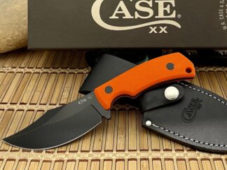 Case XX USA 2024 Chris Taylor 76937 Orange G-10 CT3 1095 Carbon Skinner Knife
