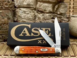 Case XX USA 2023 Crandall Jig Cayenne Bone 35811 Swell Center Jack Pocket Knife