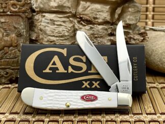 Case XX USA Standard Jig White Sparxx 60186 Mini Trapper Knife
