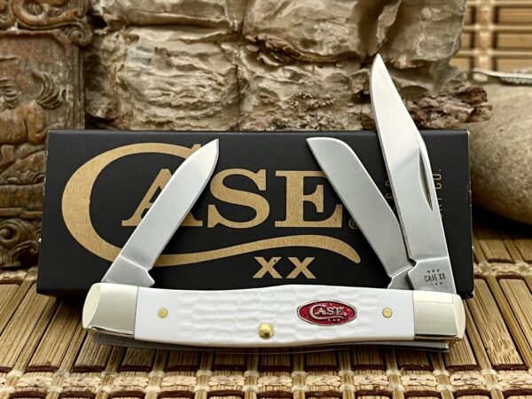 Case XX USA Standard Jig White Sparxx 60184 Medium Stockman Knife