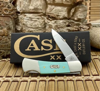 Case XX USA 2024 Seafoam Green G-10 Stainless 18106 Lockback Pocket Knife