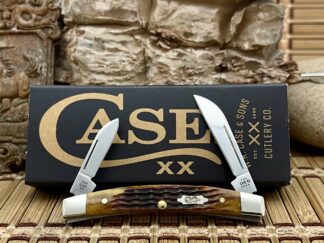 Case XX USA Rogers Corn Cob Jig Antique Bone 52851 Small Congress Knife
