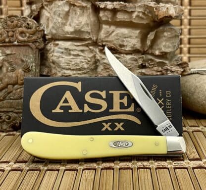 Case XX 2023 Yellow Synthetic 80031 Barehead Slimline Trapper Knife