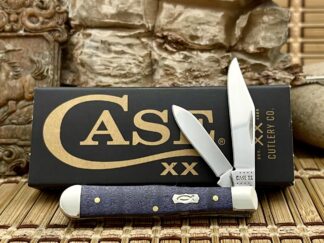 Case XX USA Purple Curly Maple 80543 Swell Center Jack Pocket Knife
