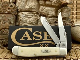 Case XX USA 2024 Smooth Natural Bone 13313 Mini Trapper Knife
