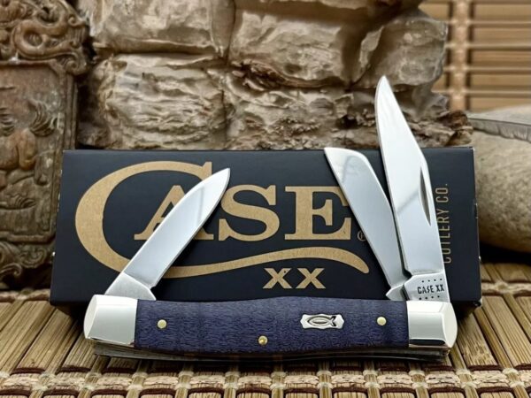 Case XX USA 2022 Purple Curly Maple 80541 Medium Stockman Pocket Knife