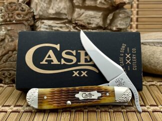 Case XX USA Custom Rogers Corncob Jig ANTIQUE Bone Russlock Knife