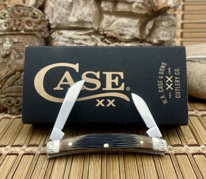 Case XX USA Custom Hand-Fired Purple Barnboard Bone Small Congress Knife #2/5 - Image 4