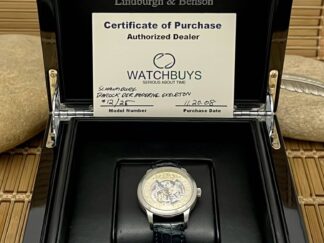 Schaumburg Lindburgh & Benson Rare Modern Baroque Skeleton Automatic Luxury Watch 1/25