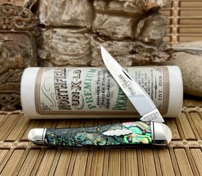 GEC Great Eastern Cutlery Northfield Abalone 38 Special Jack Knife 381117