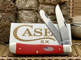 Case XX USA Red American Workman Red 73930 Carbon Trapper Knife