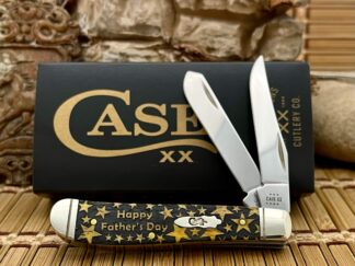 Case XX USA Antique Bone Father's Day - Dad 1/500 Mini Trapper Knife