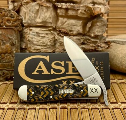 Case XX USA Antique Bone Hummingbird 1/500 Bullet XX Russlock Knife