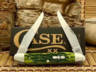 Case XX USA 2025 Peachseed Jig Green Apple Bone 27866 Muskrat Knife