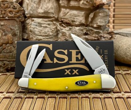 Case XX USA 2025 Smooth Yellow Bone 20028 Seahorse Whittler Knife